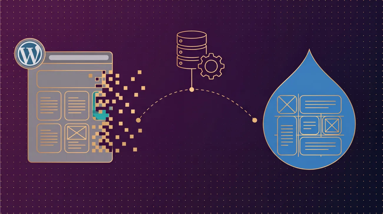 Migration d'un site WordPress vers Drupal : du plan de contenus au site en production